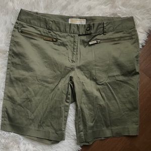 Michael Kors Olive Bermuda Shorts